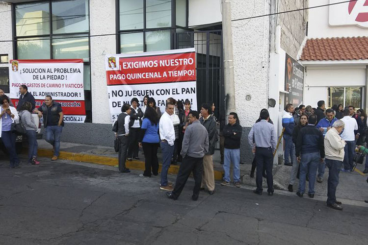 sindicalizados-toman-delegacion-salud-morelia