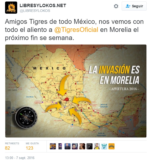 tigres invasión a Morelia 3