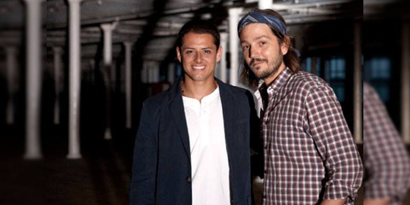 Chicharito Hernandez y Diego Luna