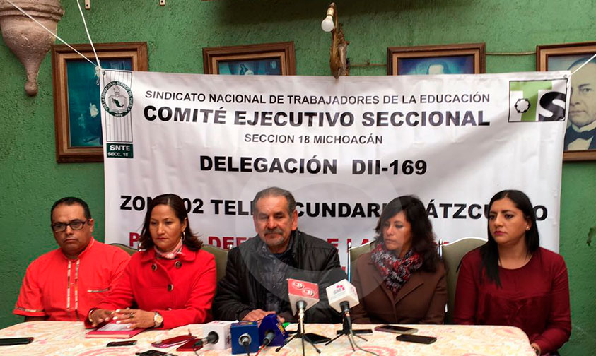paro-Telesecundaria-pago-Pátzcuaro