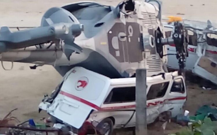 Caída helicóptero Oaxaca