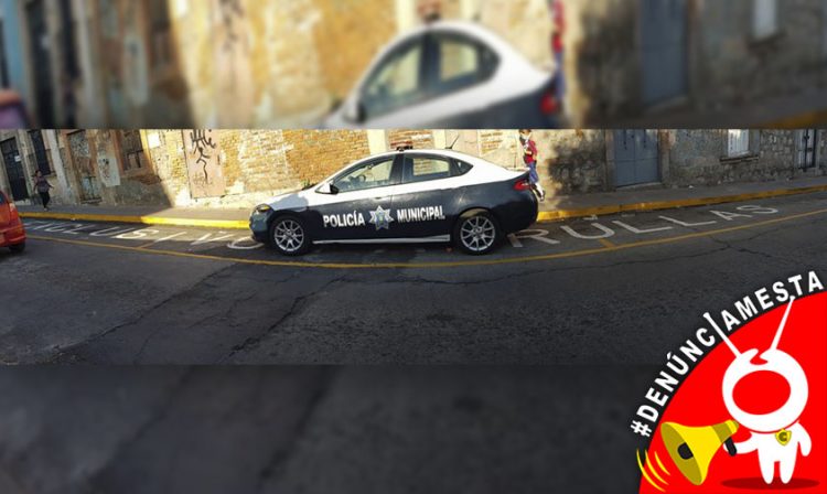 Denunciamesta estacionamiento patrullas Morelia