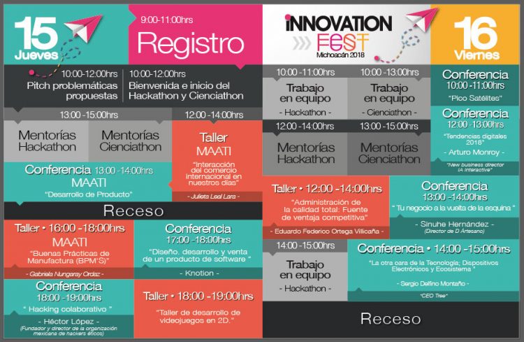 Innovation Fest Calendario