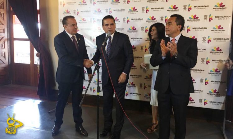 Silvano Aureoles relevo Pascual Sigala Adrian Lopez 2