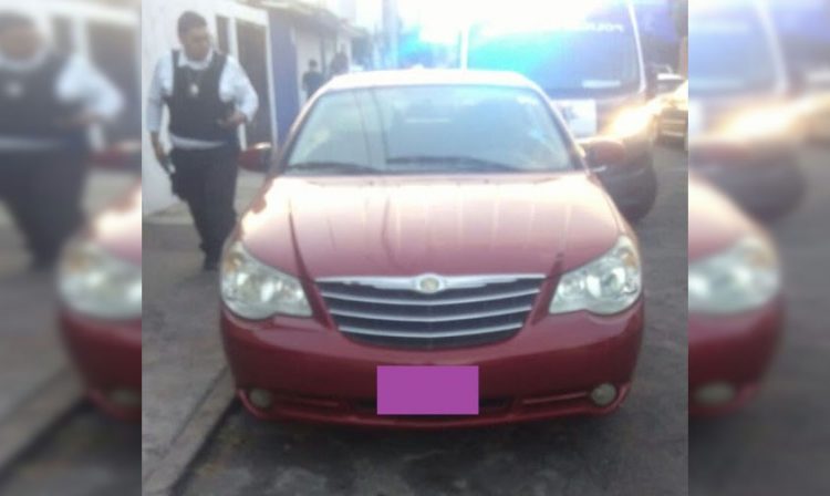 auto robado Morelia policía