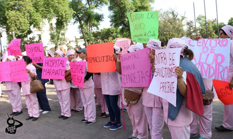 adeudo limpieza hospital Michoacán