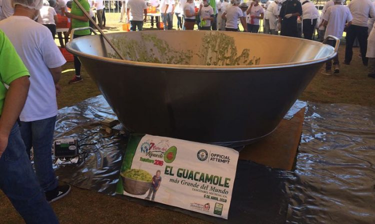 guacamole más grande del mundo