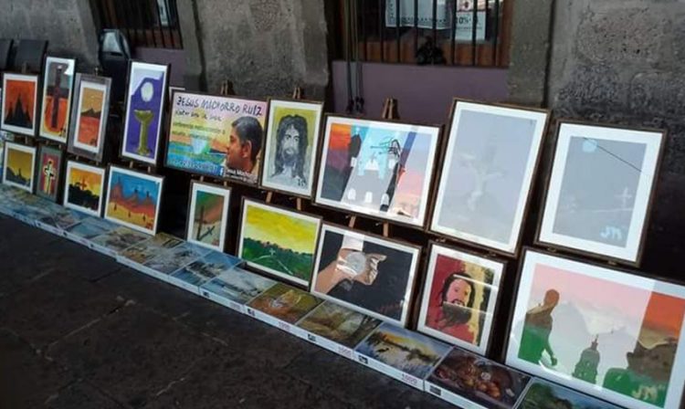 Sanborns despalaza artista Morelia