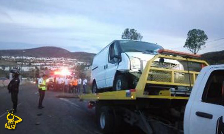 camioneta accidente Recinto Ferial