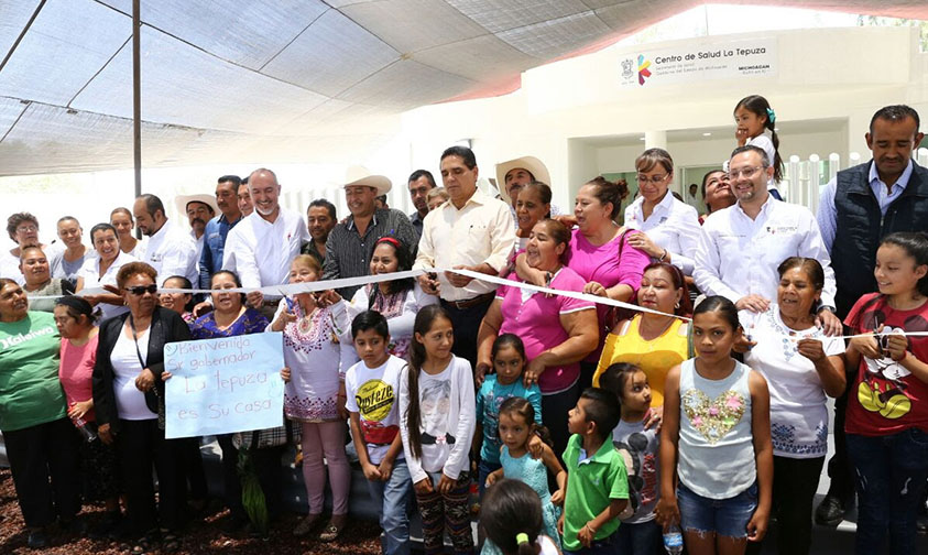 centro salud La Tepuza Silvano Aureoles