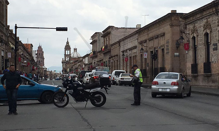 bloqueo normalistas Centro Histórico