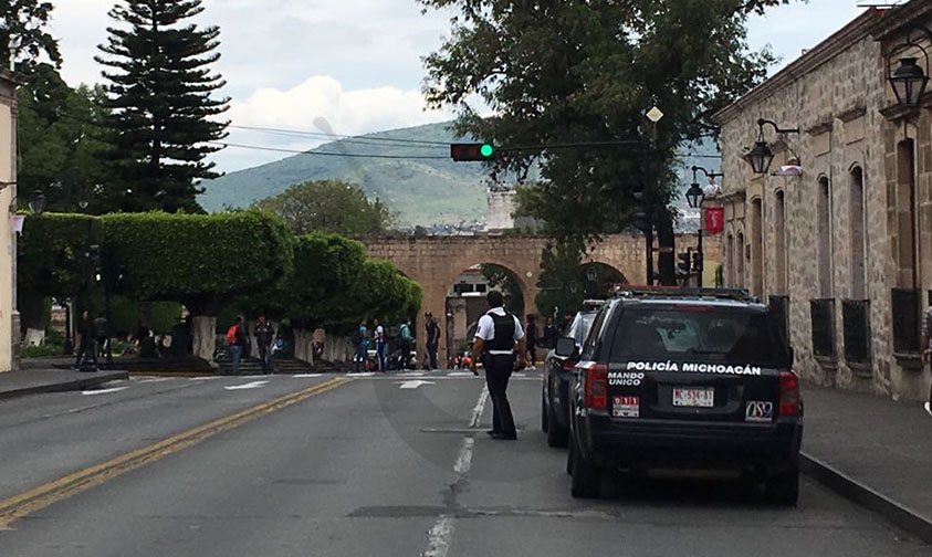 bloqueo normalistas Centro Histórico a
