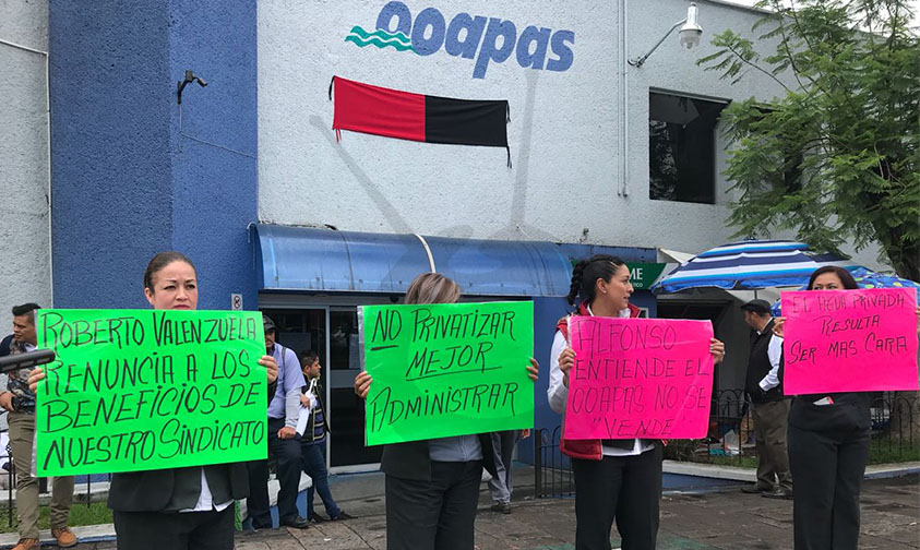 huelga OOAPAS Morelia