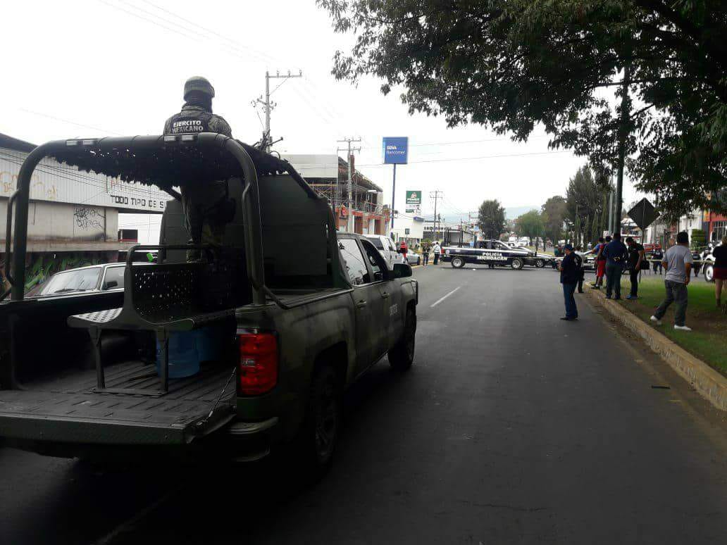 tiroteo comuneros Uruapan a