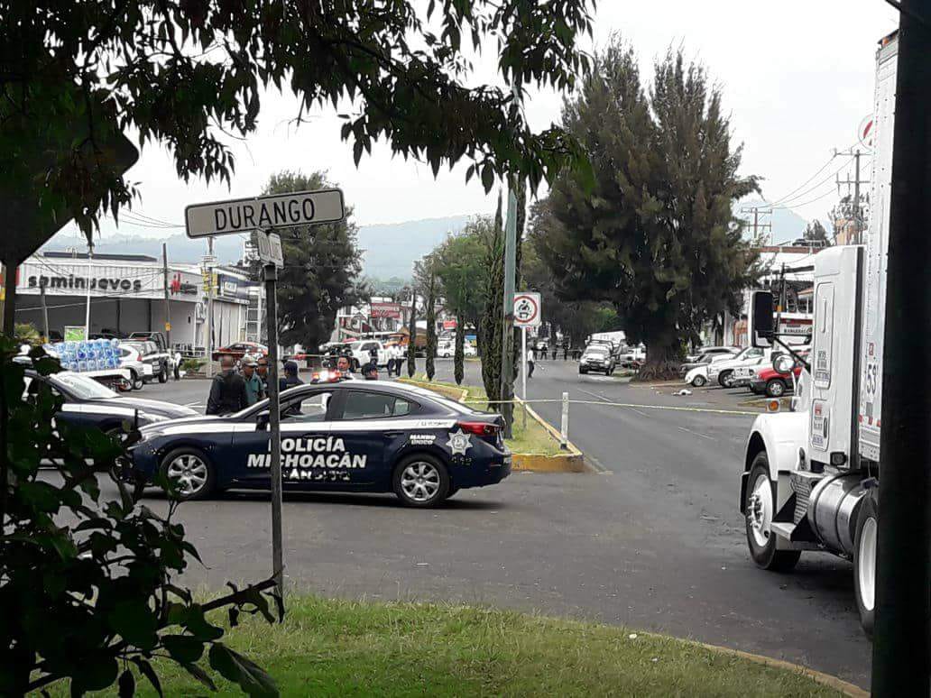 tiroteo comuneros Uruapan a