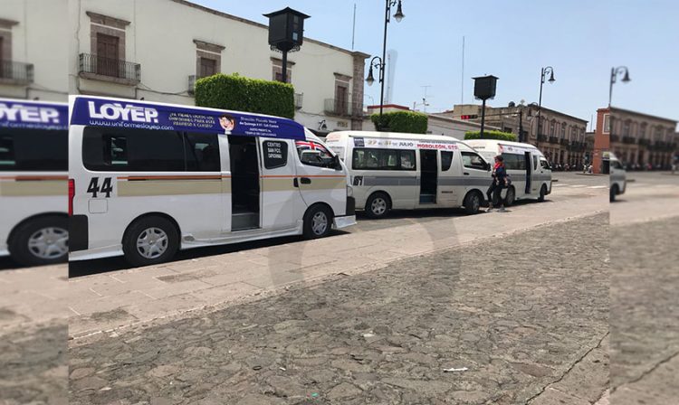 aumento transporte público Michoacán a