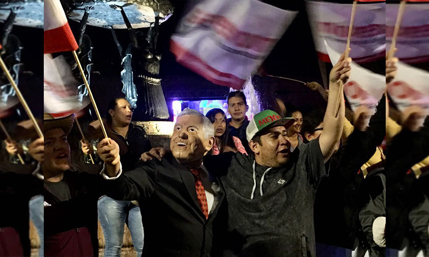 festejo Las Tarascas AMLO c