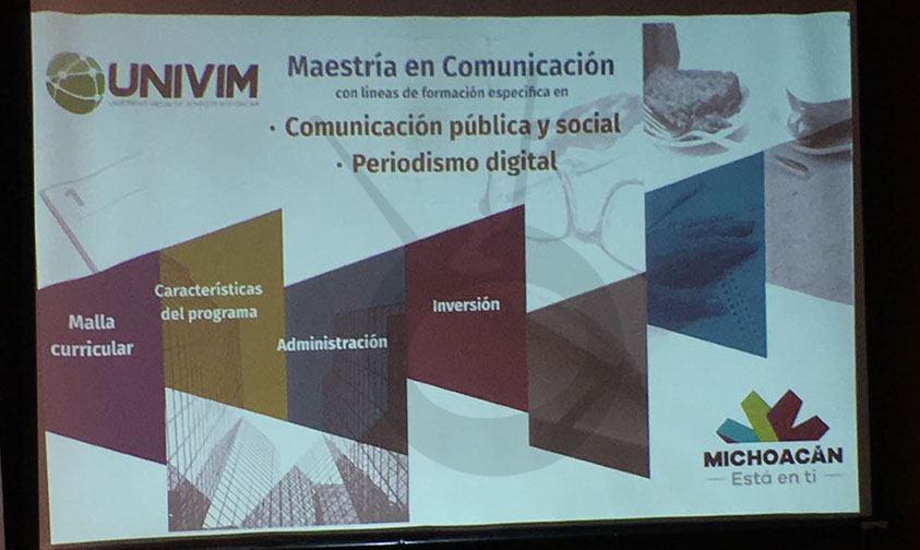 maestría comunicación ventajas Univim