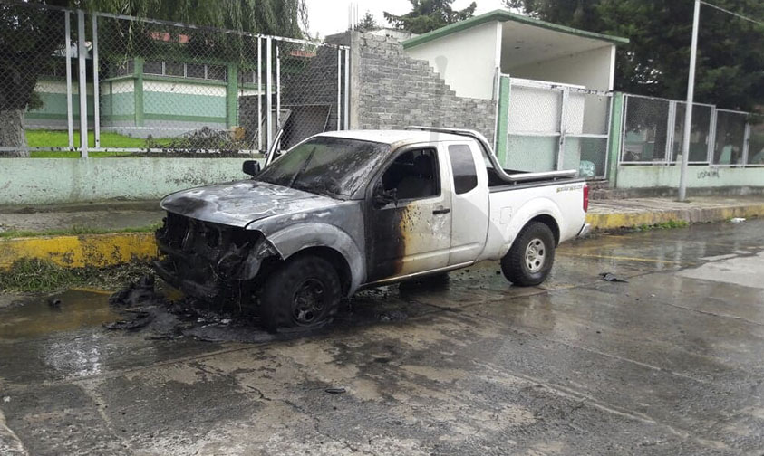 camioneta Paracho bomberos