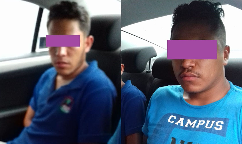 jóvenes robo auto Morelia detenidos