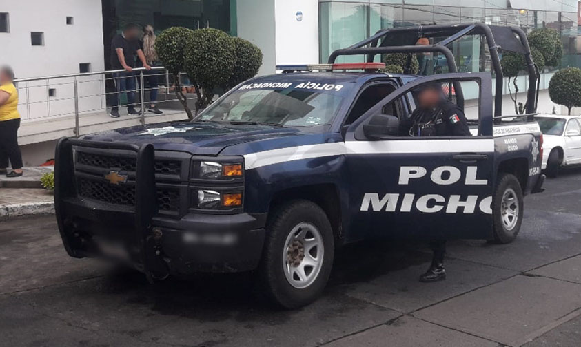 robo 110 mil baros Morelia banco depositar