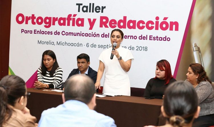 Julieta López Bautista taller ortografía redacción Michoacán