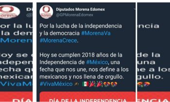 México independencia 208 años Morenistas error