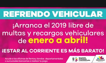 Refrendo Vehicular Michoacán 2019