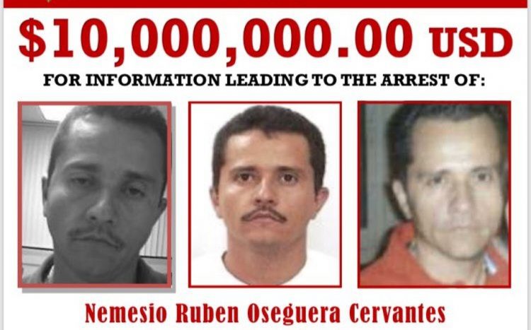 DEA Califica A “El Mencho” Como Fugitivo Más Buscado; Ofrece 10 MDD Por Él