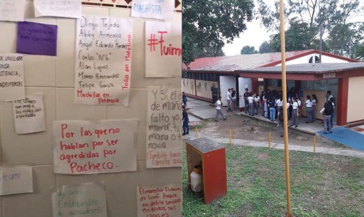 Manifestación en CETis por carne asada