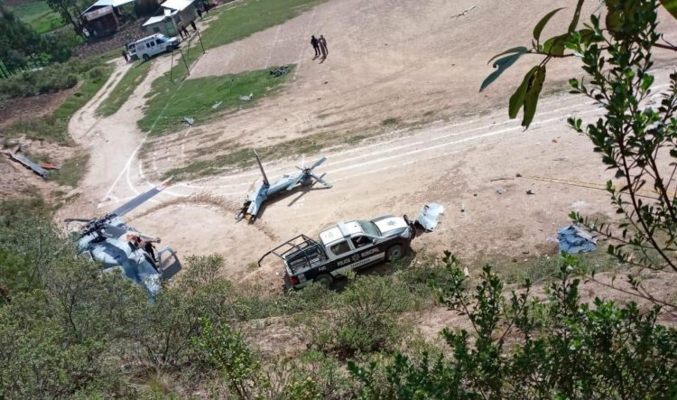 Se Desploma Helicóptero De La Marina En Veracruz; 1 Muerto Y 9 Heridos/Foto vía @cesargutipri