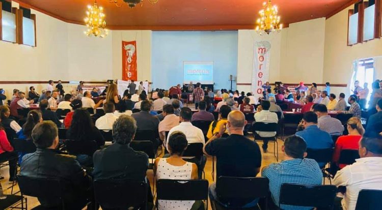 Pleno del consejo estatal de Morena 