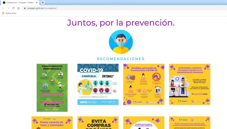 Gobierno Municipal Habilita Micrositio Informativo Y De Prevención Ante COVID-19