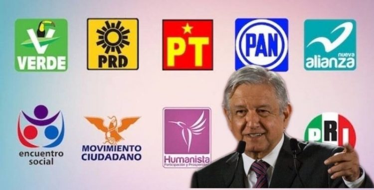 AMLO dijo que esta miércoles 8 de abril daría a conocer los nombres de los partidos políticos que atendieron el llamado