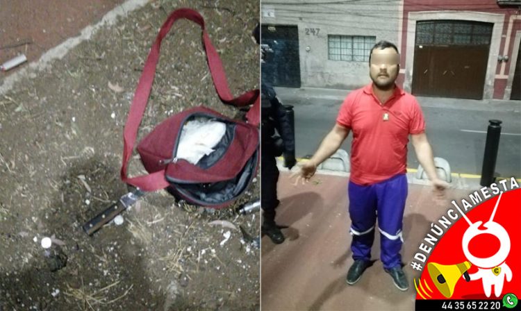 Denunciamesta: El hombre fue identificado después por otro elemento de la corporación, por lo que fue detenido