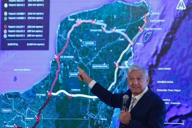 Anuncia AMLO Todo Listo Para Iniciar A Construir Su Tren Maya