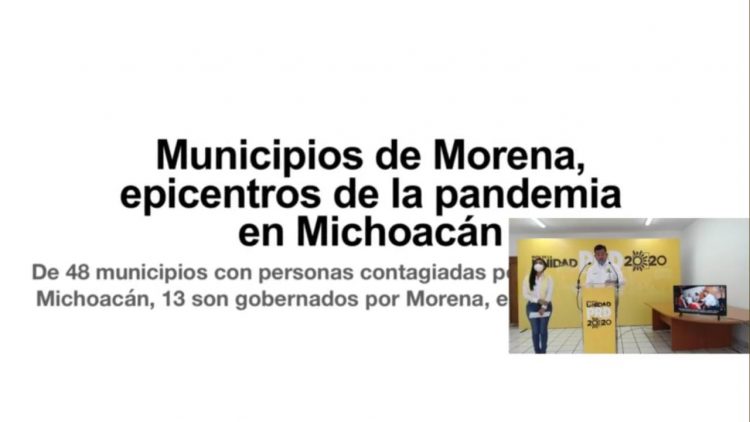De Casos De COVID En Michoacán, 61% Están En Municipios Gobernados Por Morena: PRD