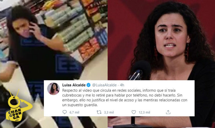“Sí Lo Traía Y Me Lo Quité”: Luisa María Alcalde Por Ser Captada Sin Tapabocas