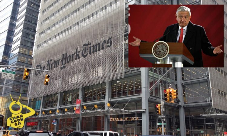 New York Times, Famoso, Tendencioso Y Con Poca Ética: Pide AMLO “No Dejarse Engañar”