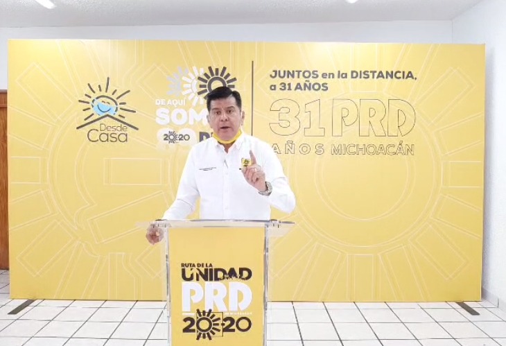 PRD Michoacán Apoya Medidas De Silvano Aureoles Pa’ Regresar A La Normalidad