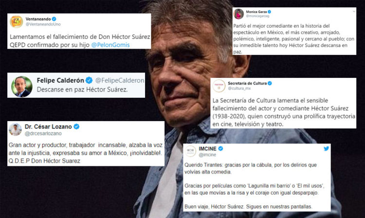 Famosos E Institutos Dan Pésame En Redes Tras Muerte De Héctor Suárez