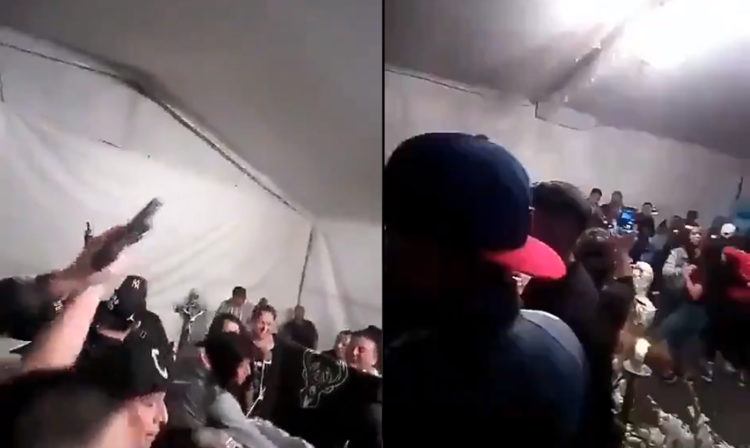 #Video Con Banda, Disparos Y Sin Sana Distancia Llevan A Cabo Narcovelorio 