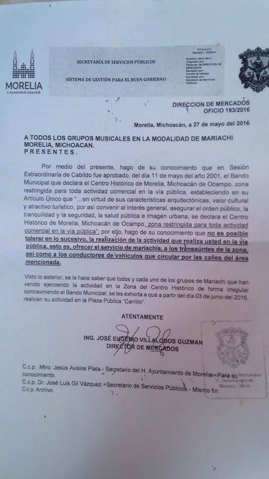 documento-Ayuntamiento-de-Morelia-reubicacion-mariachis