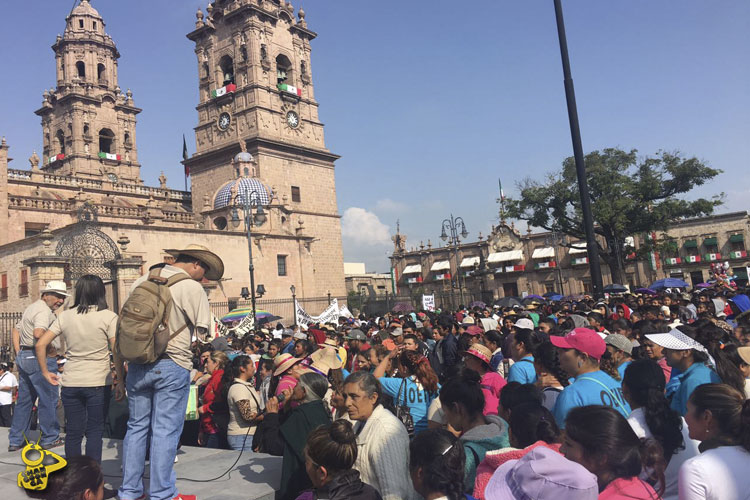 marcha-plaza-melchor-ocampo-morelia