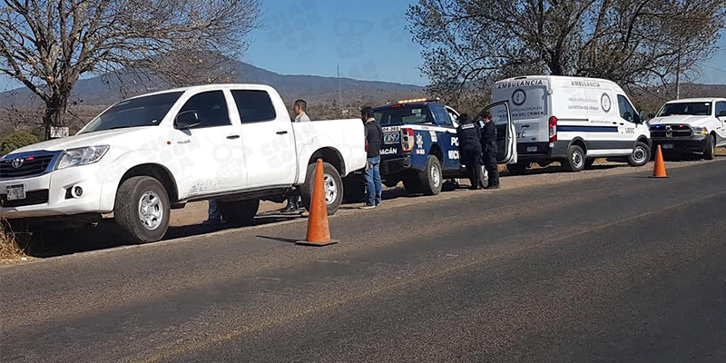 En-Camioneta-Robada-Abandonan-Cadáver-Baleado-En-Puruandiro-1