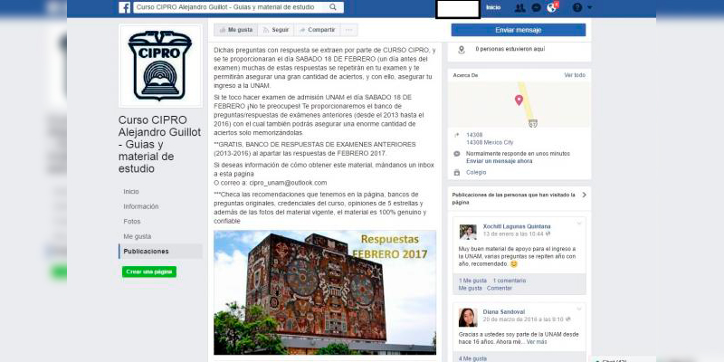 En-Facebook-Venden-Respuestas-De-Examen-Para-Entrar-A-La-UNAM
