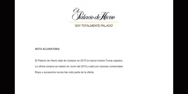 Palacio-de-Hierro-Ivanka-Trump-productos