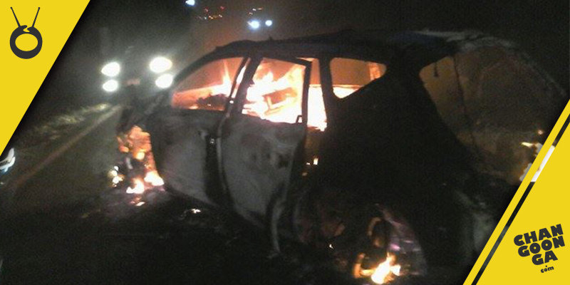 abandonan-vehículo-en-llamas-Sahuayo-Michoacán