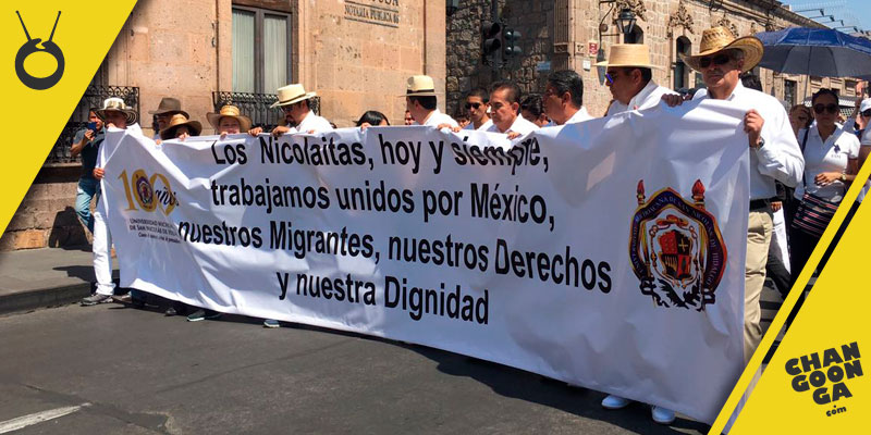 marcha-#VibraMexico-Morelia-UMSNH