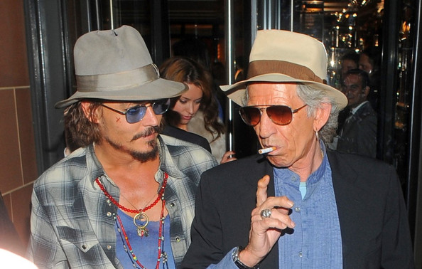 Johnny Depp y Keith Richards